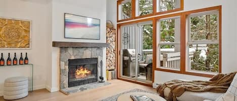 Una chimenea