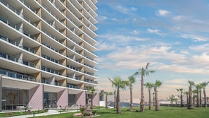 Condo luxo, sacada, vista para o oceano | Vista para o resort