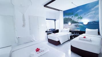 Phòng 3 Tiêu chuẩn, quang cảnh vườn | Phòng cách âm, bàn ủi/dụng cụ ủi quần áo