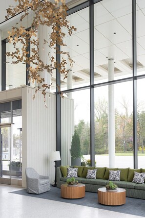 Sitteområde i lobbyen