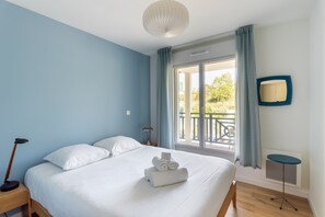 2 Schlafzimmer, Bügeleisen/Bügelbrett, kostenloses WLAN, Bettwäsche