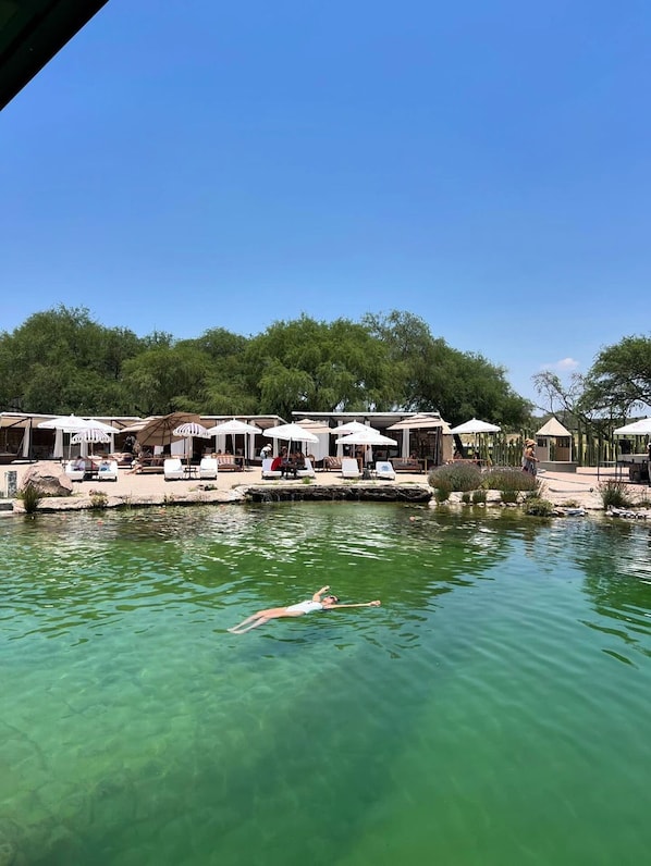 Private beach nearby