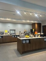 Free daily buffet breakfast