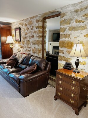 Deluxe Room, Patio, River View | Premium bedding, individually decorated, individually furnished - St. Croix Valley Inn (Osceola)