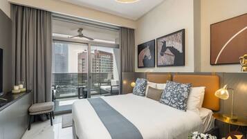1 bedroom, in-room safe, iron/ironing board, free WiFi