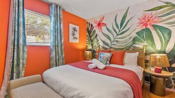 4 bedrooms, iron/ironing board, travel crib, free WiFi