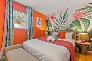 4 chambres, fer et planche à repasser, lit parapluie, Wi-Fi gratuit