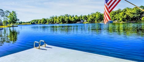 Welcome to the Private Side – Start your days with calm waters, clear skies, and a private dock that’s all yours.