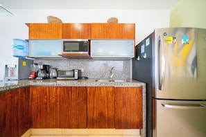 Condo luxo, varanda | Cozinha privada