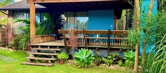 Casa Rosa Waves, a Balinese inspired retreat, secure gated community, king bed
