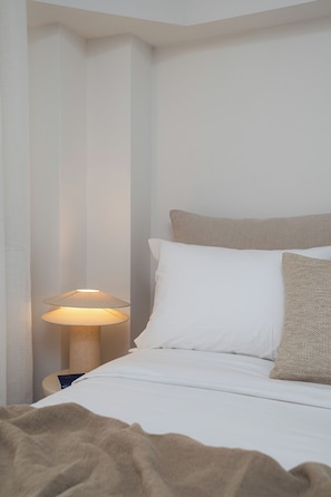 In-room safe, laptop workspace, blackout curtains, soundproofing - Ikima Living  (Piraeus)