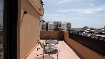 Superior Apartment, City View | Terrace/patio