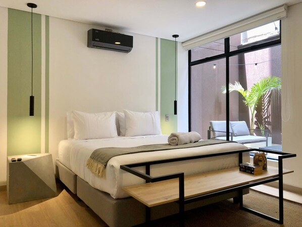 Apartment, Mehrere Betten, Balkon, Stadtblick (Ekkos 201)