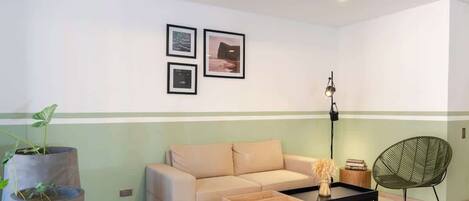 アパートメント ベッド (複数台) バルコニー シティビュー (Ekkos 502) | リビング エリア