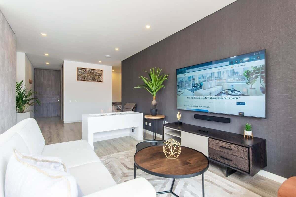 Căn hộ, nhiều giường, ban công, quang cảnh thành phố (Balcones 501) | Khu phòng khách