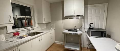 Microwave, stovetop