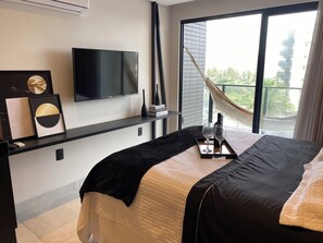 Apartamento de diseño | 1 dormitorio, espacio para trabajar con un portátil, wifi gratis
