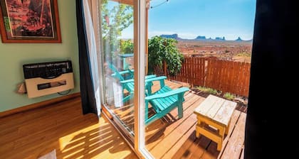 Charming Turquoise Cabin in Monument Valley