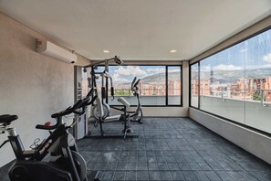 Fitness facility - Quadrato | Laureles Studio, w/AC, Balcony, WIFI (Medellín)