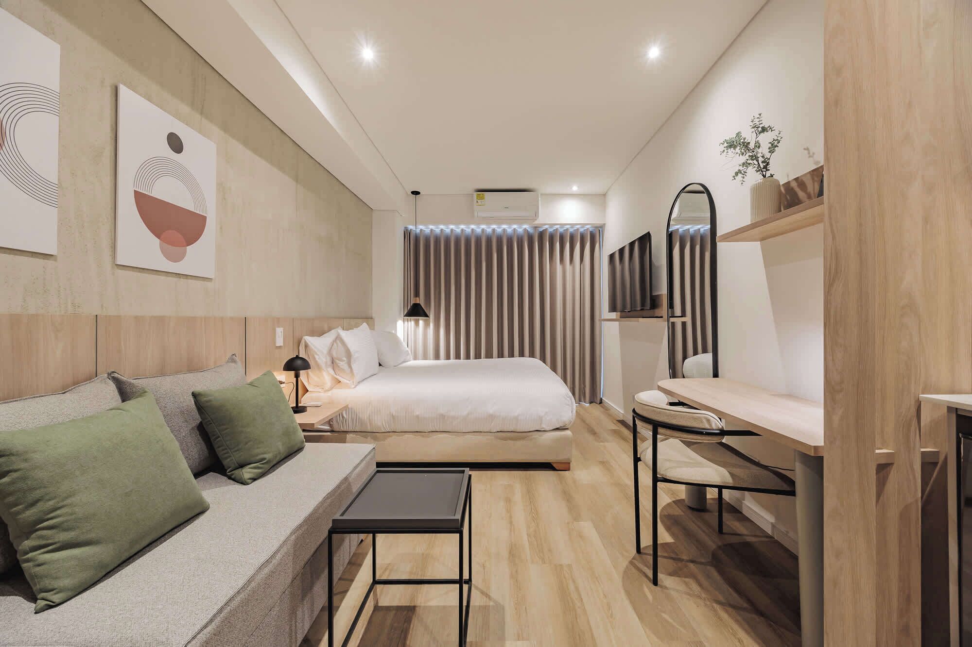 1 Schlafzimmer, Schreibtisch, WLAN, Bettwäsche