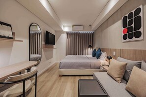 1 Schlafzimmer, Schreibtisch, WLAN, Bettwäsche