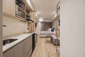 1 chambre, bureau, Wi-Fi, draps fournis