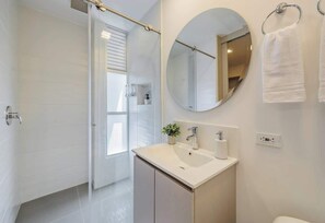 Shower, hair dryer