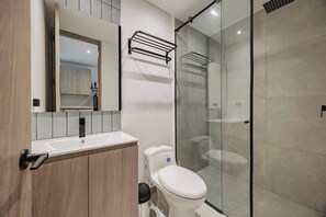 Shower, towels
