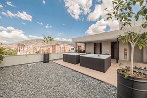 Terrace/patio - Quadrato | Laureles Studio, w/AC, Balcony, WIFI (Medellín)