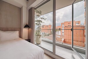 1 sovrum, skrivbord, wi-fi och sängkläder