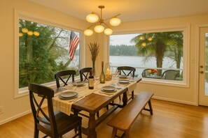 Dining - Luxury 180 degree Lake View  (Mercer Island)