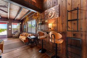 Interior - Beach Paradise. Spacious, rustic, charming, original Florida style beach house. (Cocoa Beach)