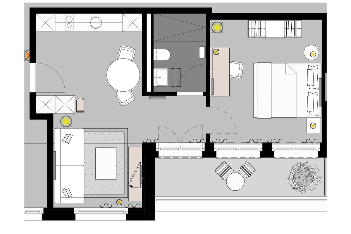 Signature Penthouse | Sengetøy av topp kvalitet, blendingsgardiner og lydisolert