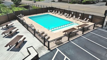 Seasonal outdoor pool