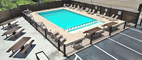 Seasonal outdoor pool