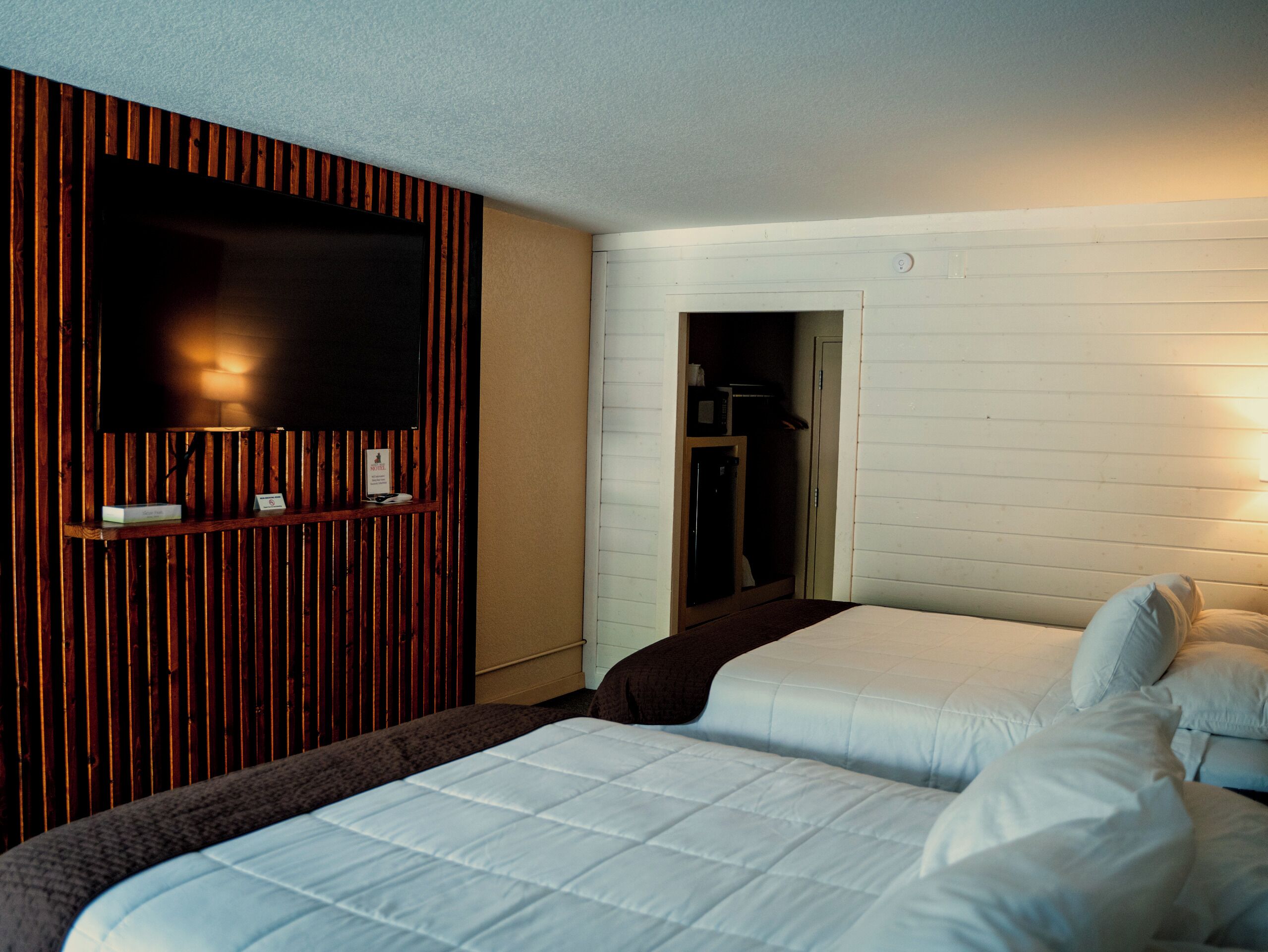 Chambre Confort, 2 grands lits, vue fleuve