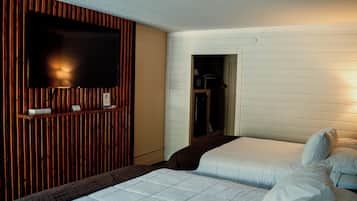 Chambre Confort, 2 grands lits, vue fleuve