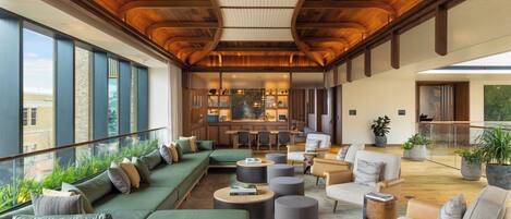 Sala de estar en el lobby