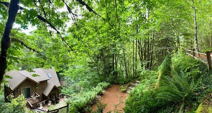 The Huckleberry Chalet, a private Mt. Hood retreat within a forested wonderland