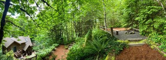 The Huckleberry Chalet, a private Mt. Hood retreat within a forested wonderland
