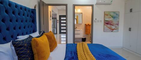 2 chambres, fer et planche à repasser, accès au Wi-Fi (inclus)