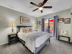 2 bedrooms, desk, iron/ironing board, free WiFi