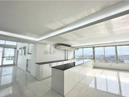 Private kitchen. 350sqft 4 Apartment with Pool and Sauna