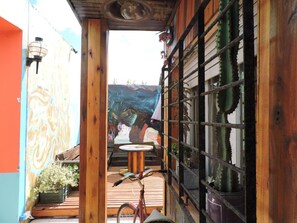 Terrace/patio - Carrusel Art - Hostel (Mar del Plata)