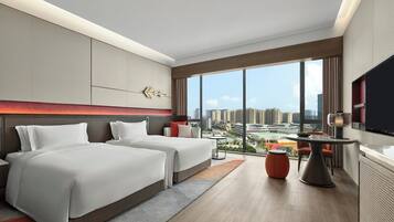 Sängtillbehör av högsta kvalitet, minibar och ljudisolering