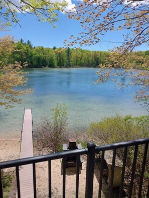Property grounds - Lake Front Cottage in awesome Lake Ann, MI (Lake Ann)