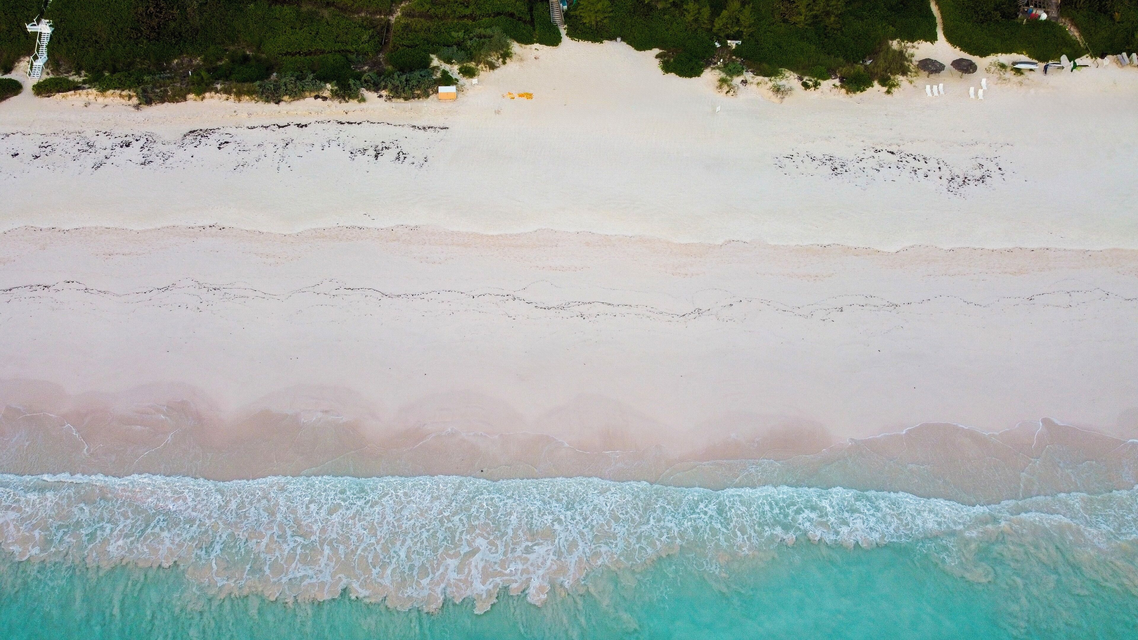 This is what rush hour looks like on the Harbour Island pink sand beach