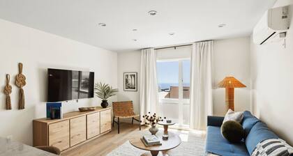 Tide House Unit D | Modern Oceanview 1BD w Parking