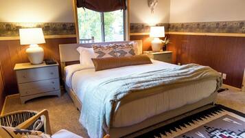 3 habitaciones, tabla de planchar con plancha y cuna de viaje