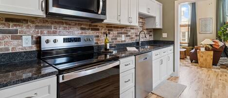 Microwave, oven, dishwasher